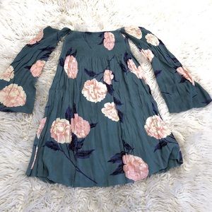 Billabong flows tube top dress with long sleeves